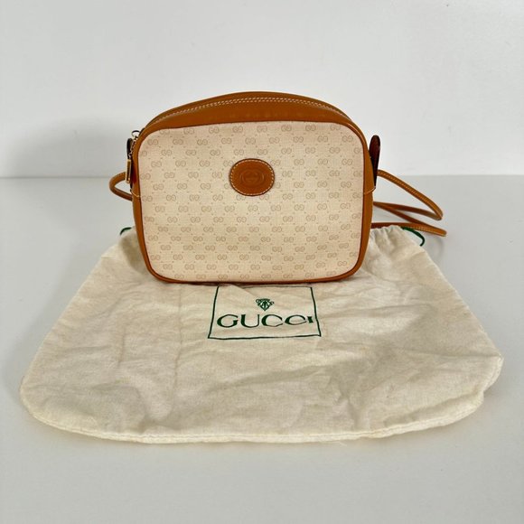 White Micro Gucci GG Crossbody - Picture 2 of 16